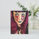 Cry Blood Postkarte (Stehend Vorderseite)