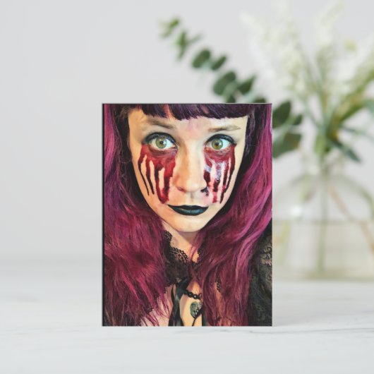 Cry Blood Postkarte (Stehend Vorderseite)