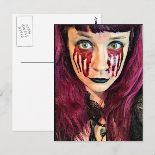 Cry Blood Postkarte (Vorne/Hinten)