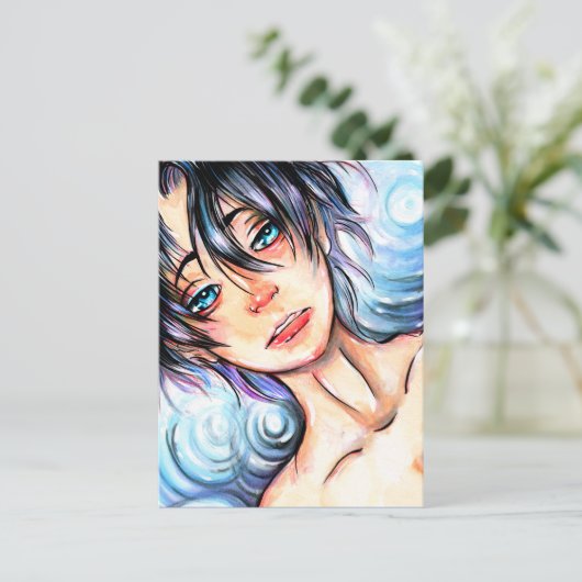 Cry Boy Postkarte (Stehend Vorderseite)