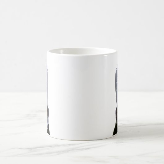 Cry Cat Croc Hat Meme Tasse doppelseitig (Mittel)