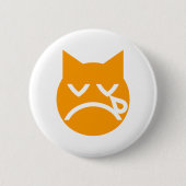Cry Emoji Cat Button (Vorderseite)