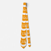 Cry Emoji Cat Krawatte (Vorderseite)