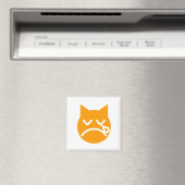 Cry Emoji Cat Magnet (In Situ (Geschirrspüler))