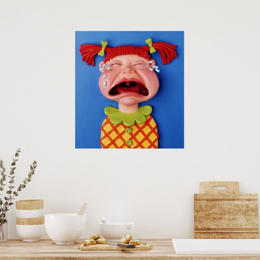 Cry Girl Poster (Küche)