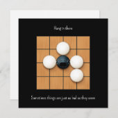 Cry Goishi in Atari Black Custom Note Card (Vorne/Hinten)