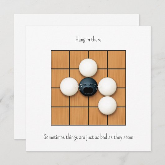 Cry Goishi in Atari Custom White Note Card (Vorne/Hinten)