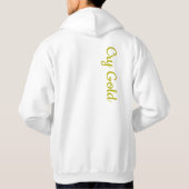 Cry Gold Teddy Bear Hoodie (Rückseite)