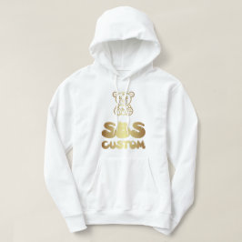 Cry Gold Teddy Bear Hoodie
