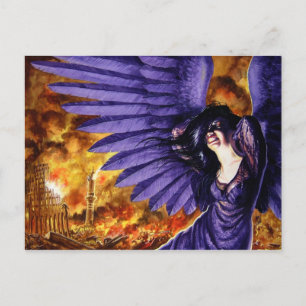 Cry Gothic Angel Postkarte