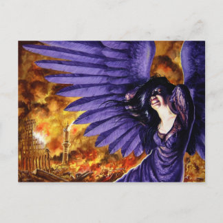 Cry Gothic Angel Postkarte
