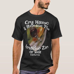 Cry Havoc Release Amador Zin Krieg Kalifornien T-Shirt