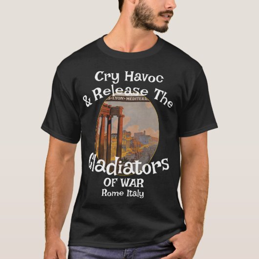Cry Havoc Release Gladiators of War T-Shirt (Vorderseite)
