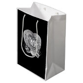 Cry Heart Classic - Skeleton Handherz Mittlere Geschenktüte (Vorderseite Schrägansicht)