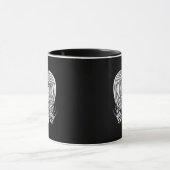 Cry Heart Classic - Skeleton Handherz Tasse (Zentrum)