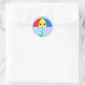 Cry Kasa Runder Aufkleber (Tasche)
