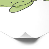 Cry Niedlich Baby Turtle Tortoise Grußkarte Fotodruck (Ecke)