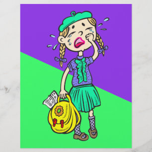 Cry School Girl Flyer