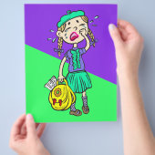 Cry School Girl Flyer (Hand)
