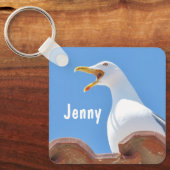 Cry Seagull - Schlüsselanhänger mit Personalisiert (Vorderseite)