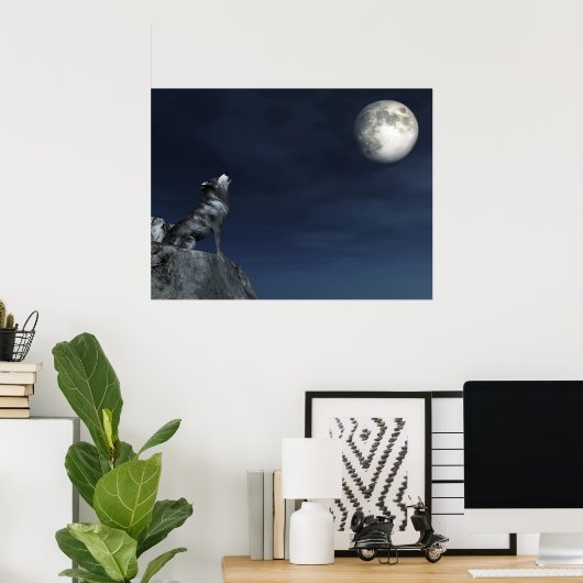 Cry Wolf Poster (Heimbüro)