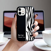 Cry Zebra Pattern Case