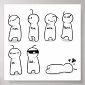 Cryaotische Tagesdiagrammatik Poster (Vorne)