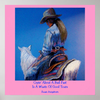 Cryin' über eine schlechte Vergangenheit ist eine  Poster