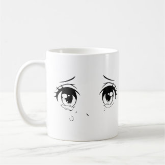 Crying Anime Eyes Tasse – Ästhetisches Sadcore Des