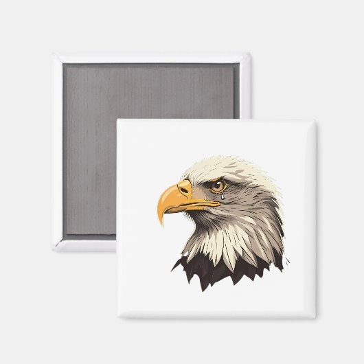 Crying Eagle magnet (Vorderseite/Rückseite)