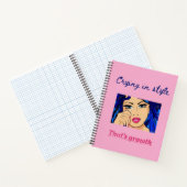 Crying in Style Notebook – Aesthetic Journal Notizblock (Innenseite)