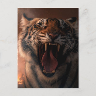 Crying Tiger - Postkarte