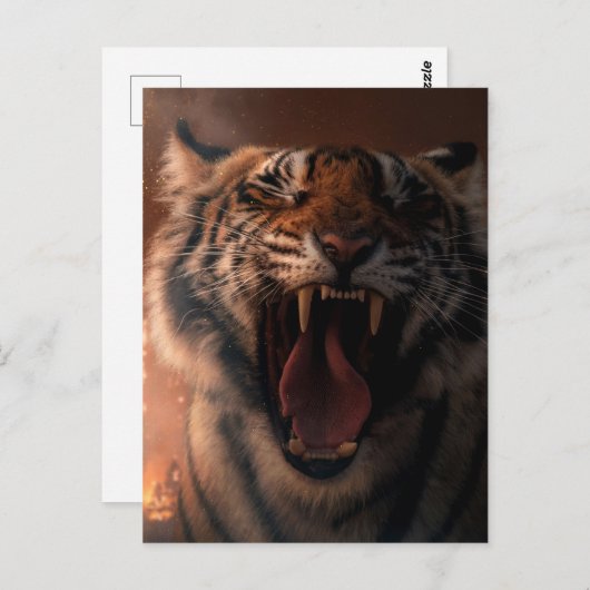 Crying Tiger - Postkarte (Vorne/Hinten)