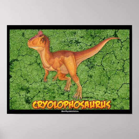 Cryolophosaurus Poster (Vorne)