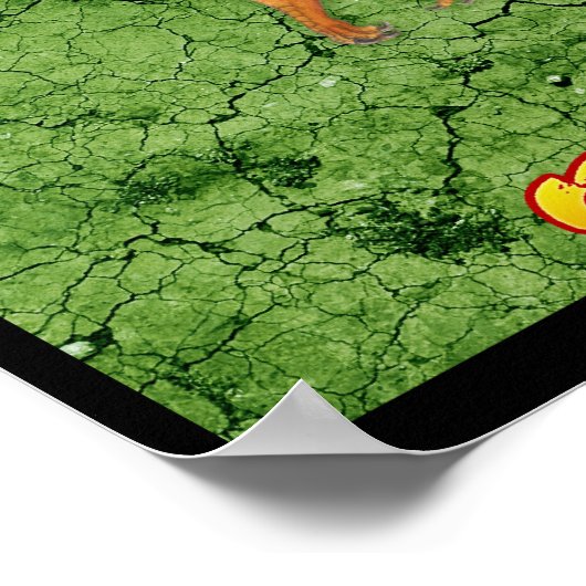 Cryolophosaurus Poster (Ecke)