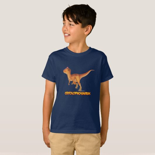 Cryolophosaurus SCHERZT Shirt (Vorne ganz)