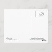 Cryovolcanism on Pluto Postkarte (Rückseite)