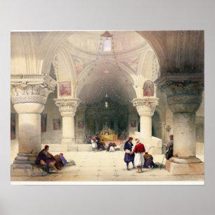 Crypt of the Holy Sepulchre, Jerusalem, plate 20 f Poster
