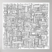 Cryptic Art Challenge: Urban Cipher Graffiti Poster (Vorne)