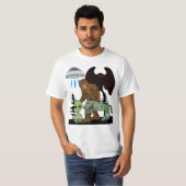 Cryptid Big Foot Alien Mothman UFO Chupacabra T-Shirt (Vorne ganz)