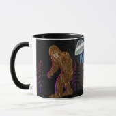 Cryptid Big Foot, Chupacabra, Alien, UFO-Tasse Tasse (Links)