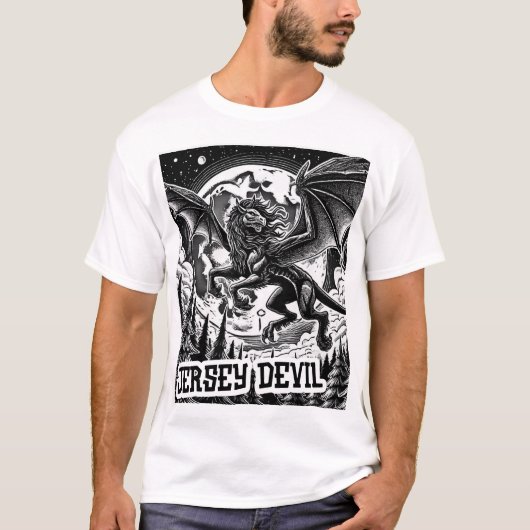 Cryptid Conspiracy - The Jersey Devil T-Shirt (Vorderseite)