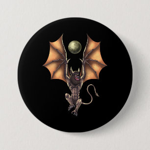 Cryptid Creature Ahool Button