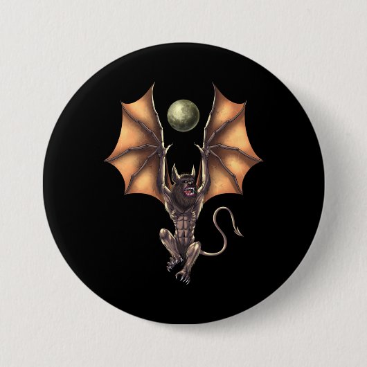 Cryptid Creature Ahool Button (Vorderseite)