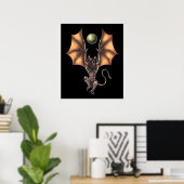 Cryptid Creature Ahool Poster (Heimbüro)