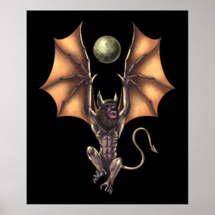 Cryptid Creature Ahool Poster