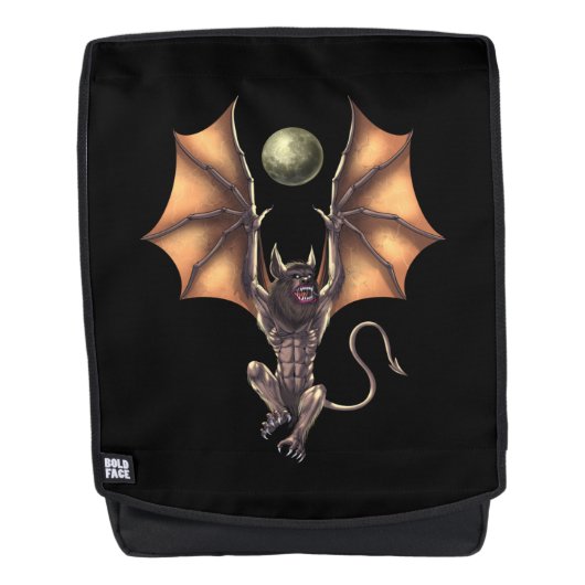 Cryptid Creature Ahool Rucksack (Vorderseite)