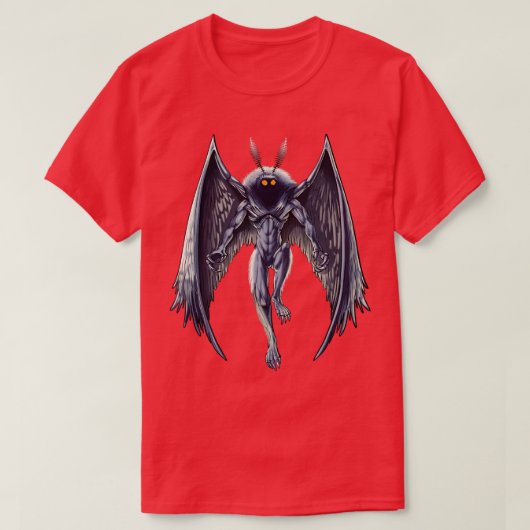 Cryptid Creature Mothman T-Shirt (Design vorne)