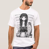 Cryptid Mugshots: Der Loch Ness Monster T - Shirt (Vorderseite)