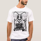 Cryptid Mugshots: Mothman-T - Shirt (Vorderseite)